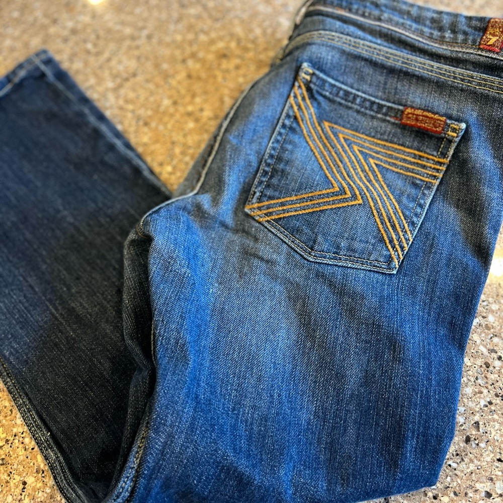 7 For All Mankind Cropped style Jeans Size 29